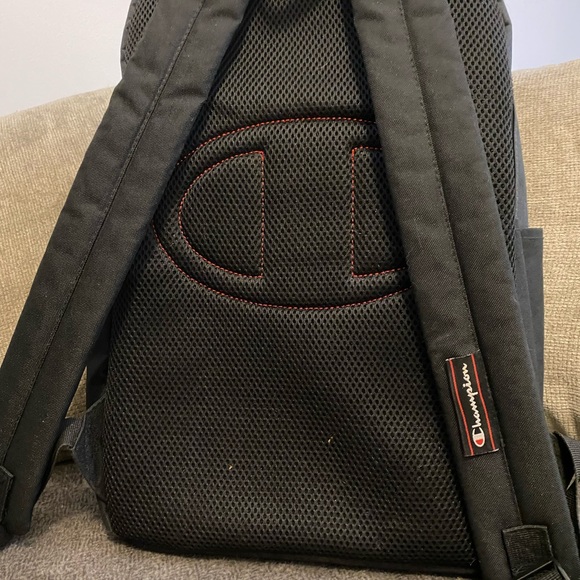 Grey and Black Champion Backpack - Picture 2 of 2